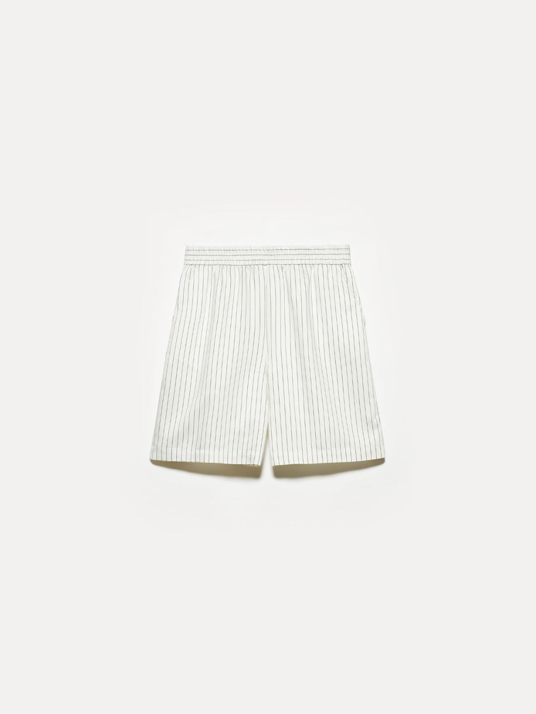 Shorts gessati in twill fluido | Max&Co Shorts gessati in twill fluido | Max&Co