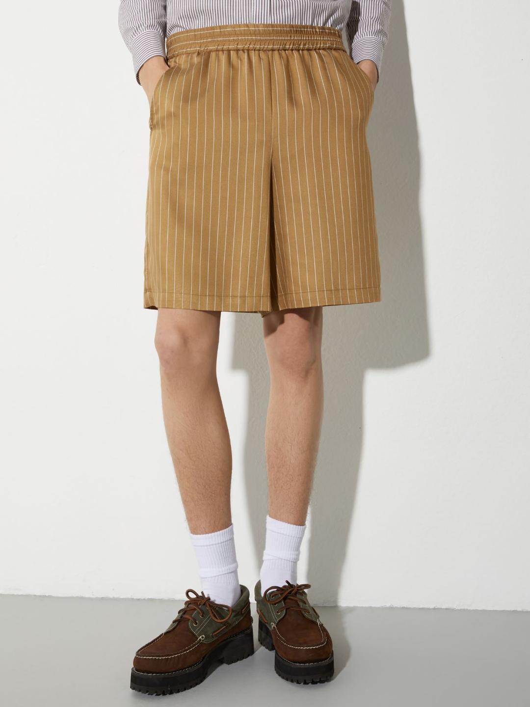 Shorts gessati in twill fluido | Max&Co Shorts gessati in twill fluido | Max&Co