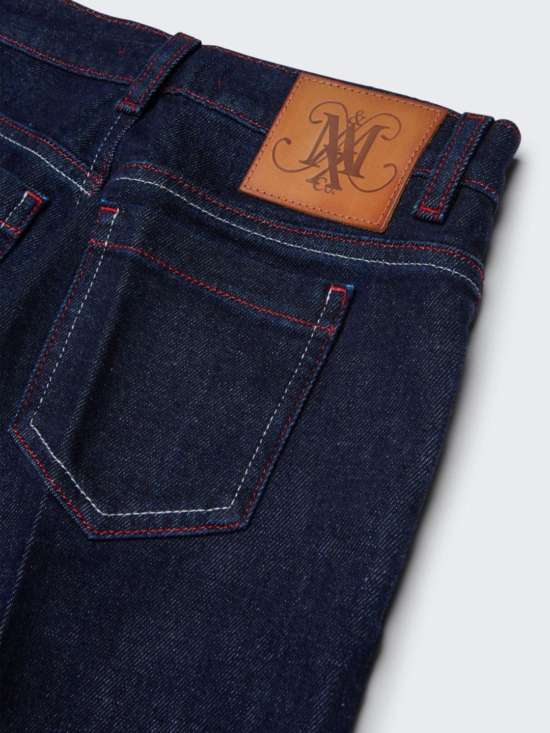 Jeans regular blu scuro con piega KID | Max&Co Jeans regular blu scuro con piega KID | Max&Co