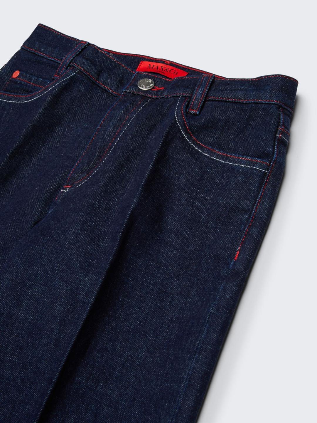 Jeans regular blu scuro con piega KID | Max&Co Jeans regular blu scuro con piega KID | Max&Co