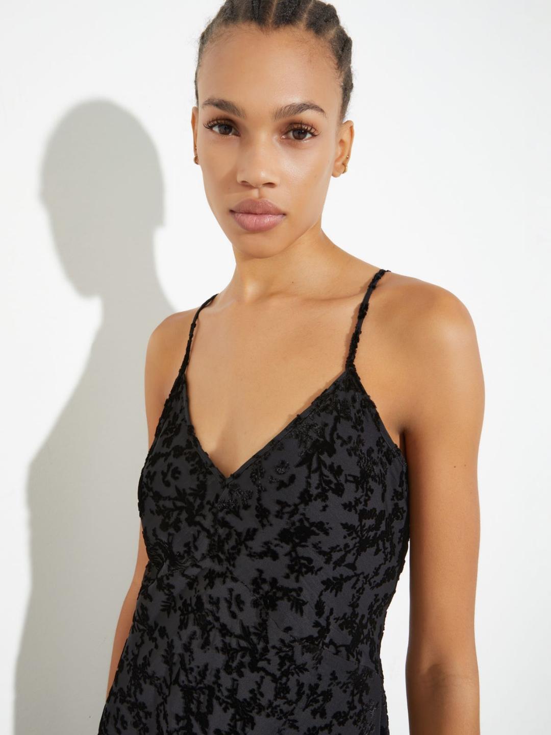 Slip dress in velluto dévoré | Max&Co Slip dress in velluto dévoré | Max&Co