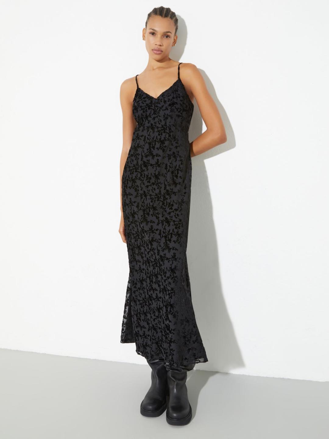 Slip dress in velluto dévoré | Max&Co Slip dress in velluto dévoré | Max&Co