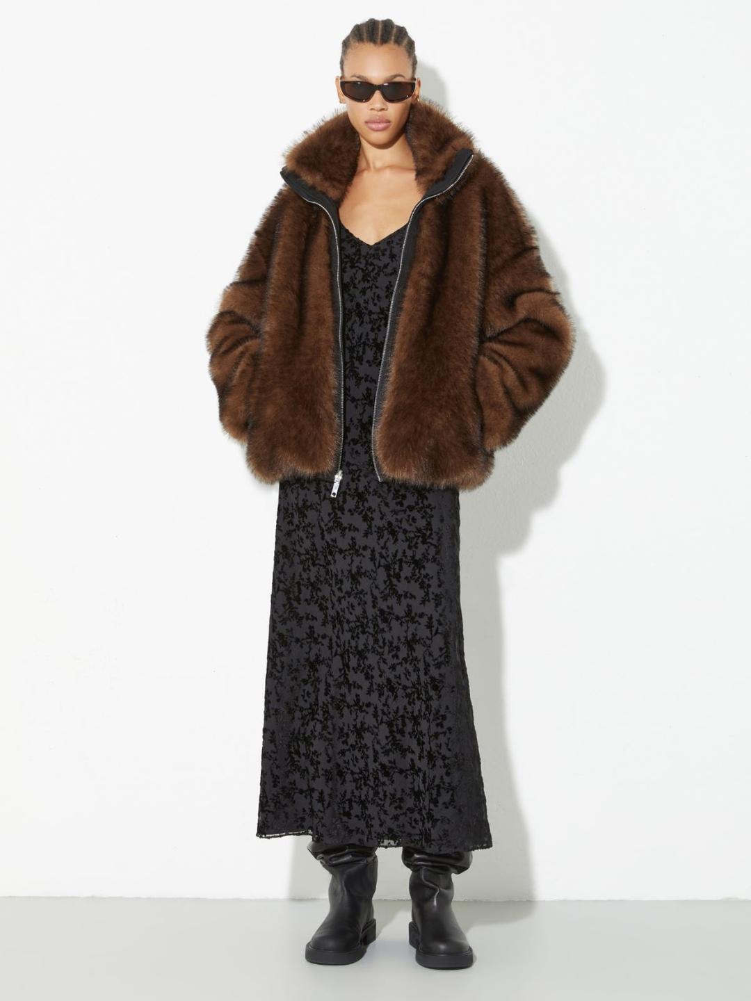 Slip dress in velluto dévoré | Max&Co Slip dress in velluto dévoré | Max&Co