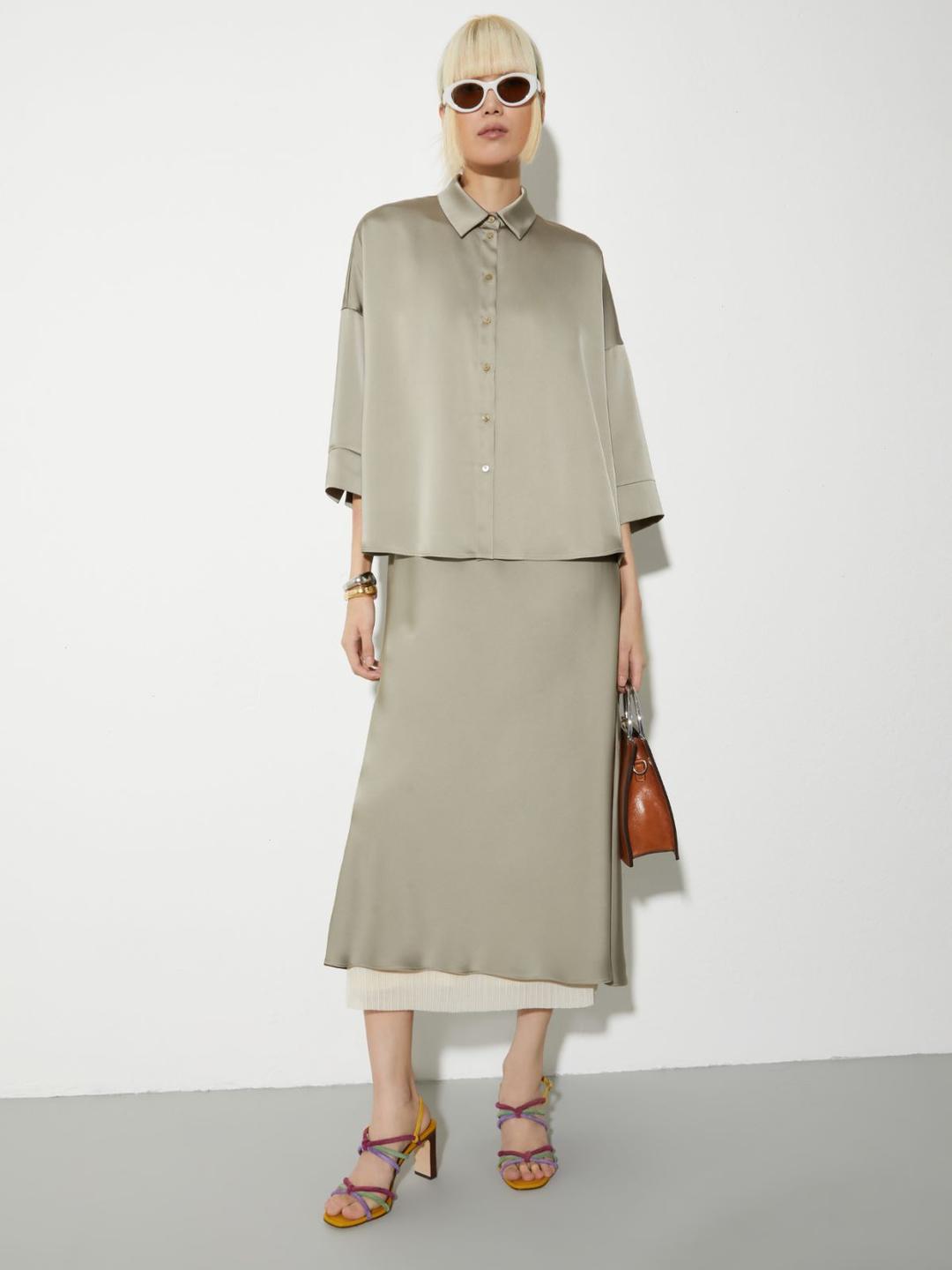 Shift dress in raso fluido | Max&Co Shift dress in raso fluido | Max&Co