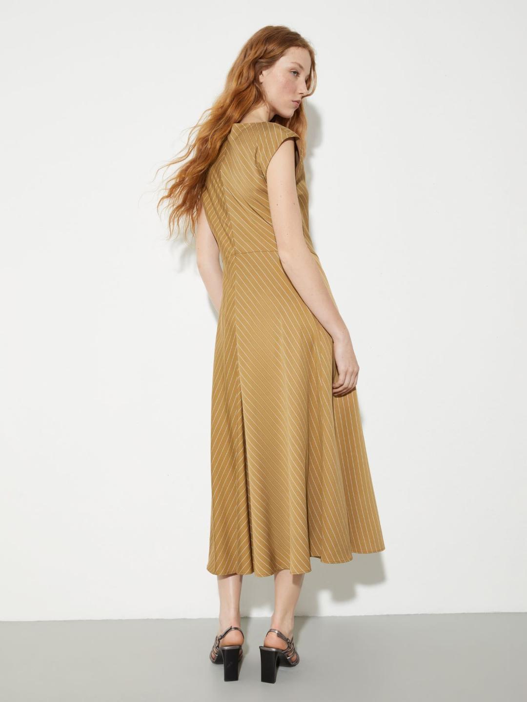 Abito gessato in twill fluido | Max&Co Abito gessato in twill fluido | Max&Co