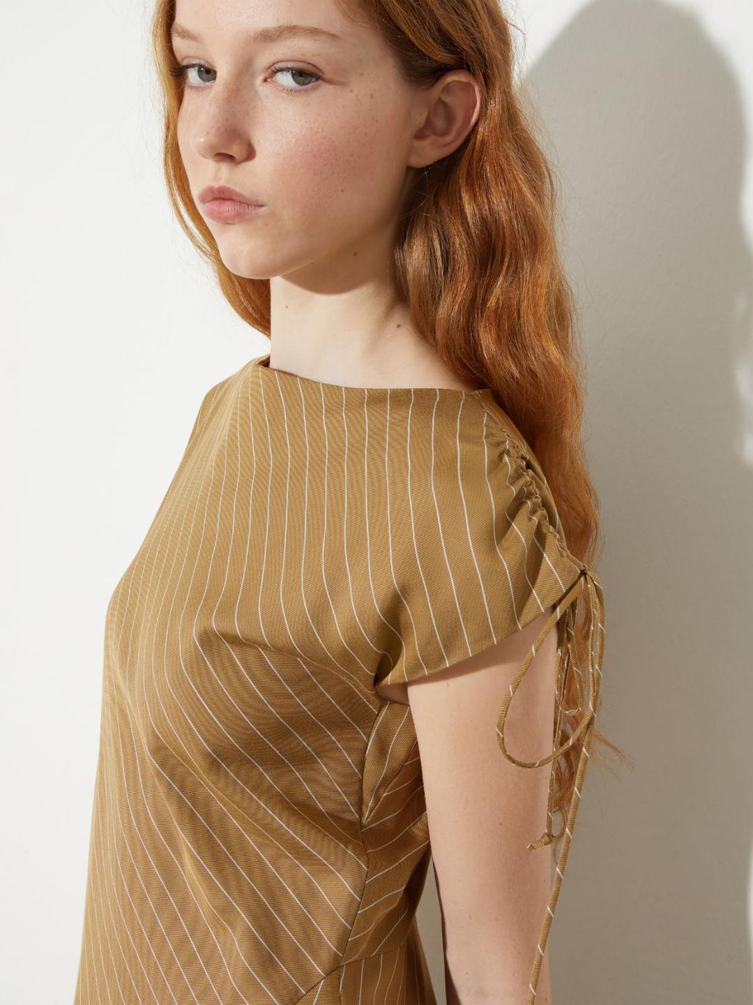 Abito gessato in twill fluido | Max&Co Abito gessato in twill fluido | Max&Co