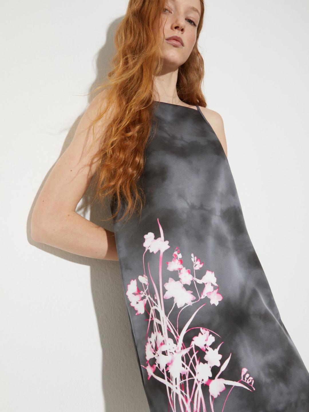 Tunic dress in raso stampato | Max&Co Tunic dress in raso stampato | Max&Co