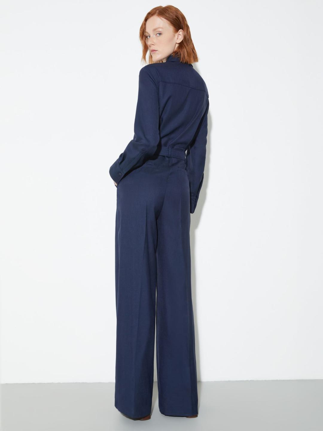 Tuta in twill fiammato | Max&Co Tuta in twill fiammato | Max&Co