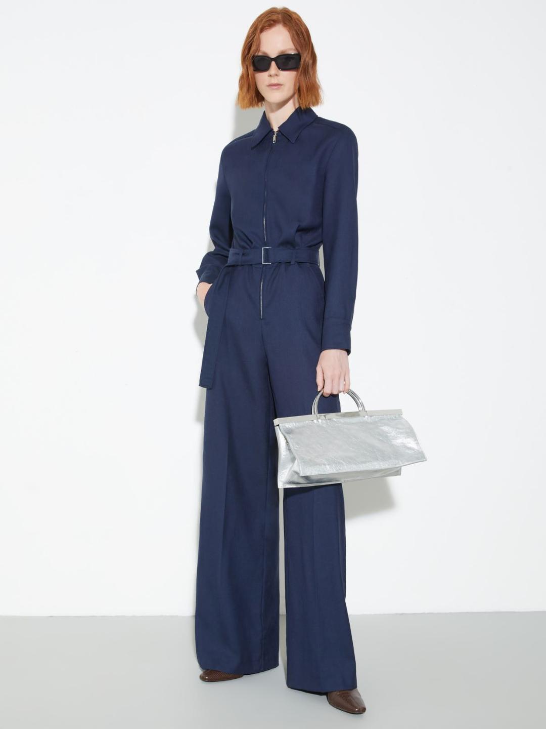 Tuta in twill fiammato | Max&Co Tuta in twill fiammato | Max&Co