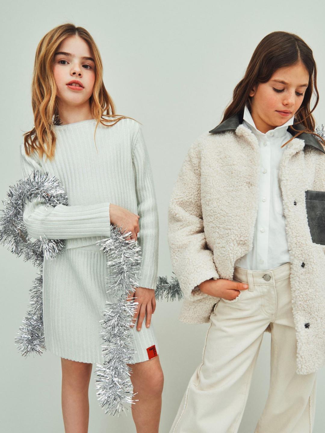 Gonna corta in maglia a coste mylar KID | Max&Co Gonna corta in maglia a coste mylar KID | Max&Co