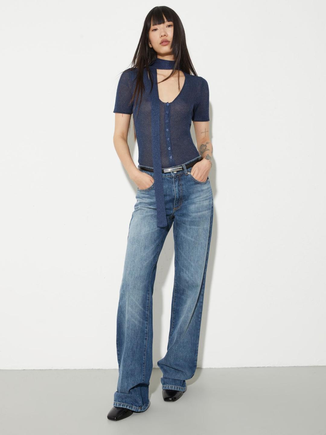 Cardigan con sciarpa sottile | Max&Co Cardigan con sciarpa sottile | Max&Co