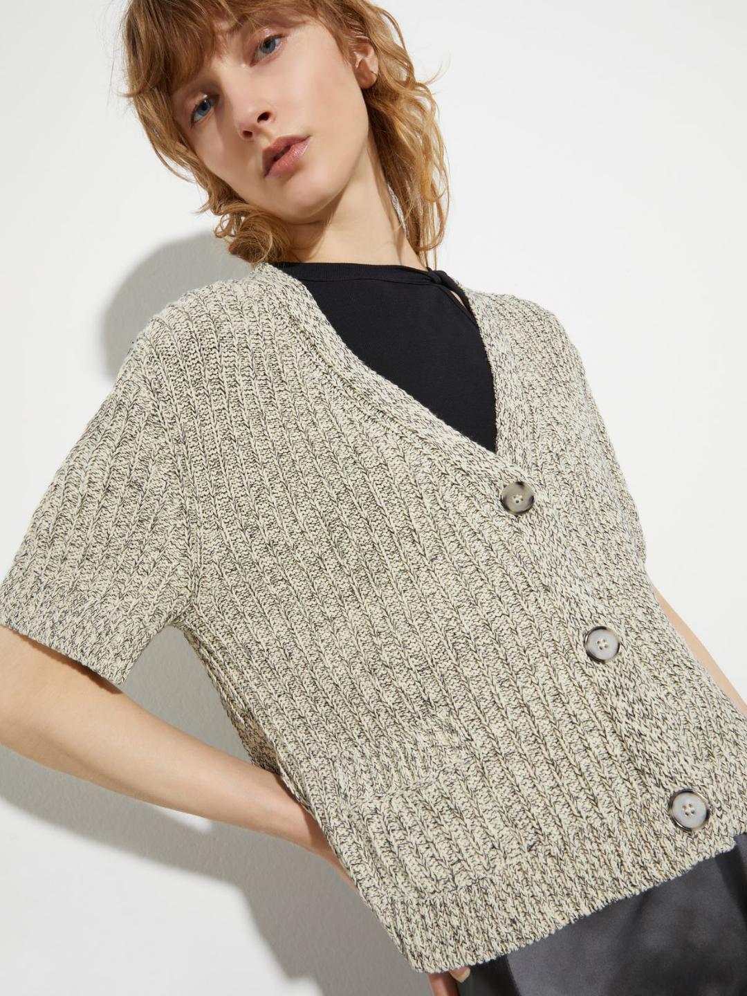 Cardigan in cotone mouliné | Max&Co Cardigan in cotone mouliné | Max&Co
