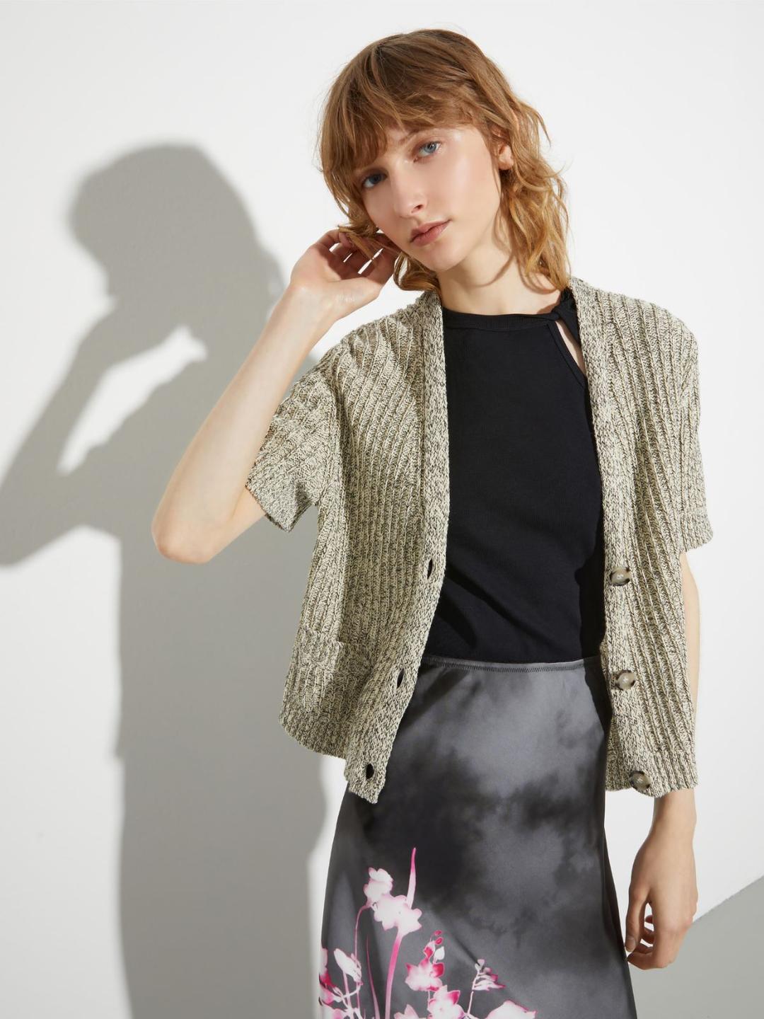 Cardigan in cotone mouliné | Max&Co Cardigan in cotone mouliné | Max&Co