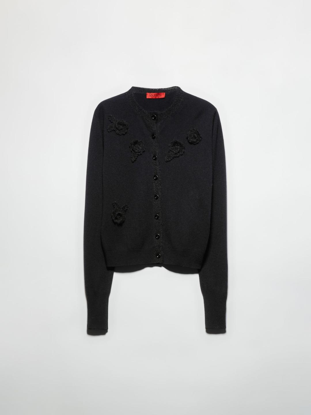 Cardigan con appliqué floreali | Max&Co Cardigan con appliqué floreali | Max&Co
