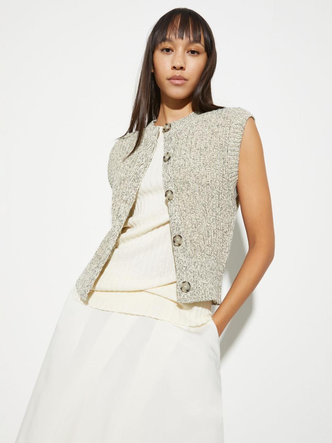 Gilet in cotone mouliné | Max&Co Gilet in cotone mouliné | Max&Co