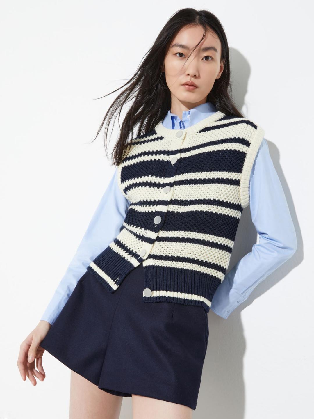 Gilet in maglia a righe | Max&Co Gilet in maglia a righe | Max&Co