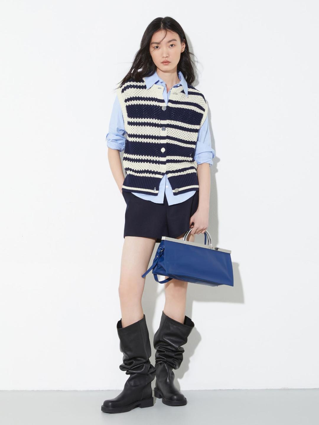 Gilet in maglia a righe | Max&Co Gilet in maglia a righe | Max&Co