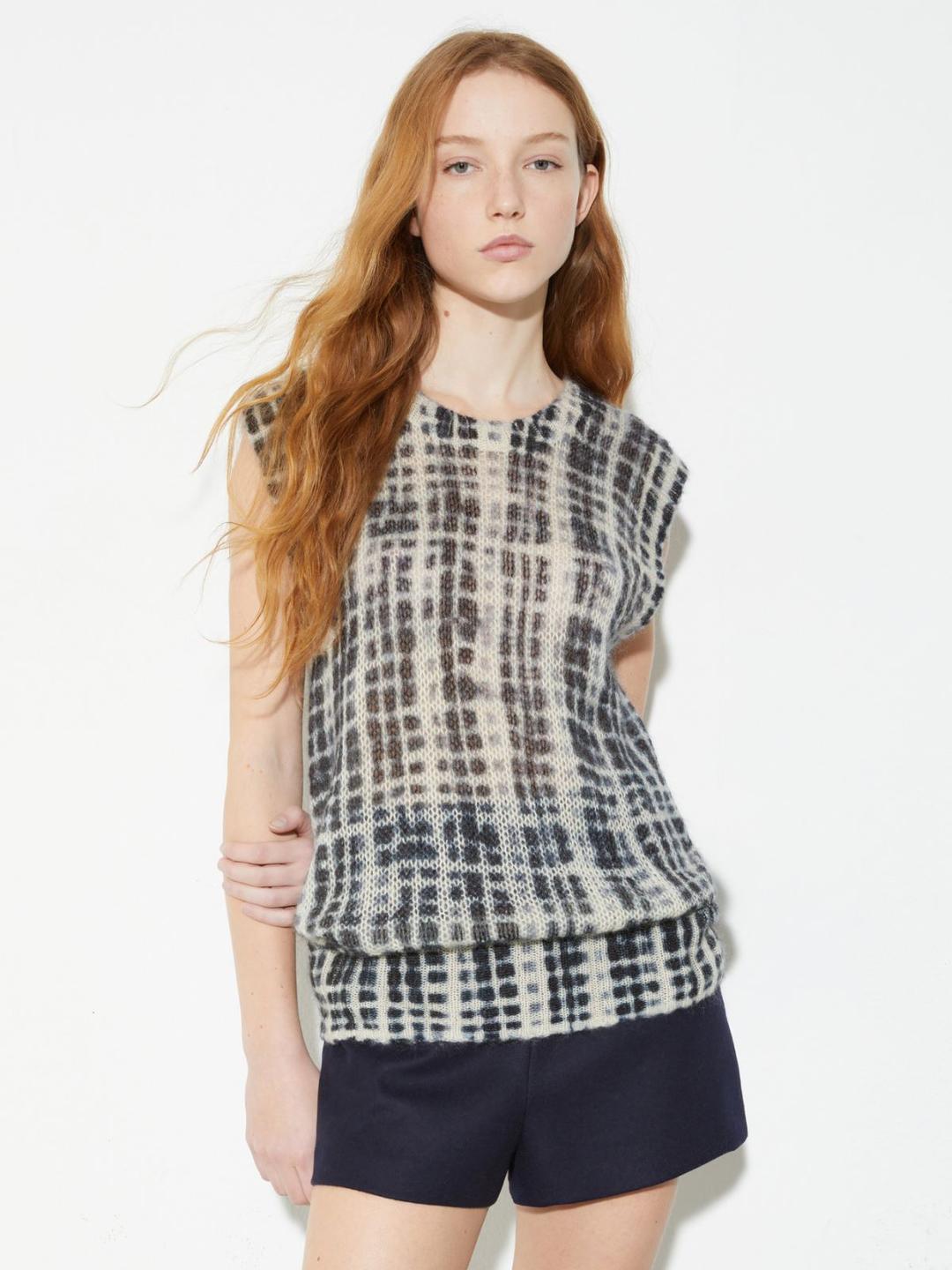 Gilet in maglia a stampa check | Max&Co Gilet in maglia a stampa check | Max&Co