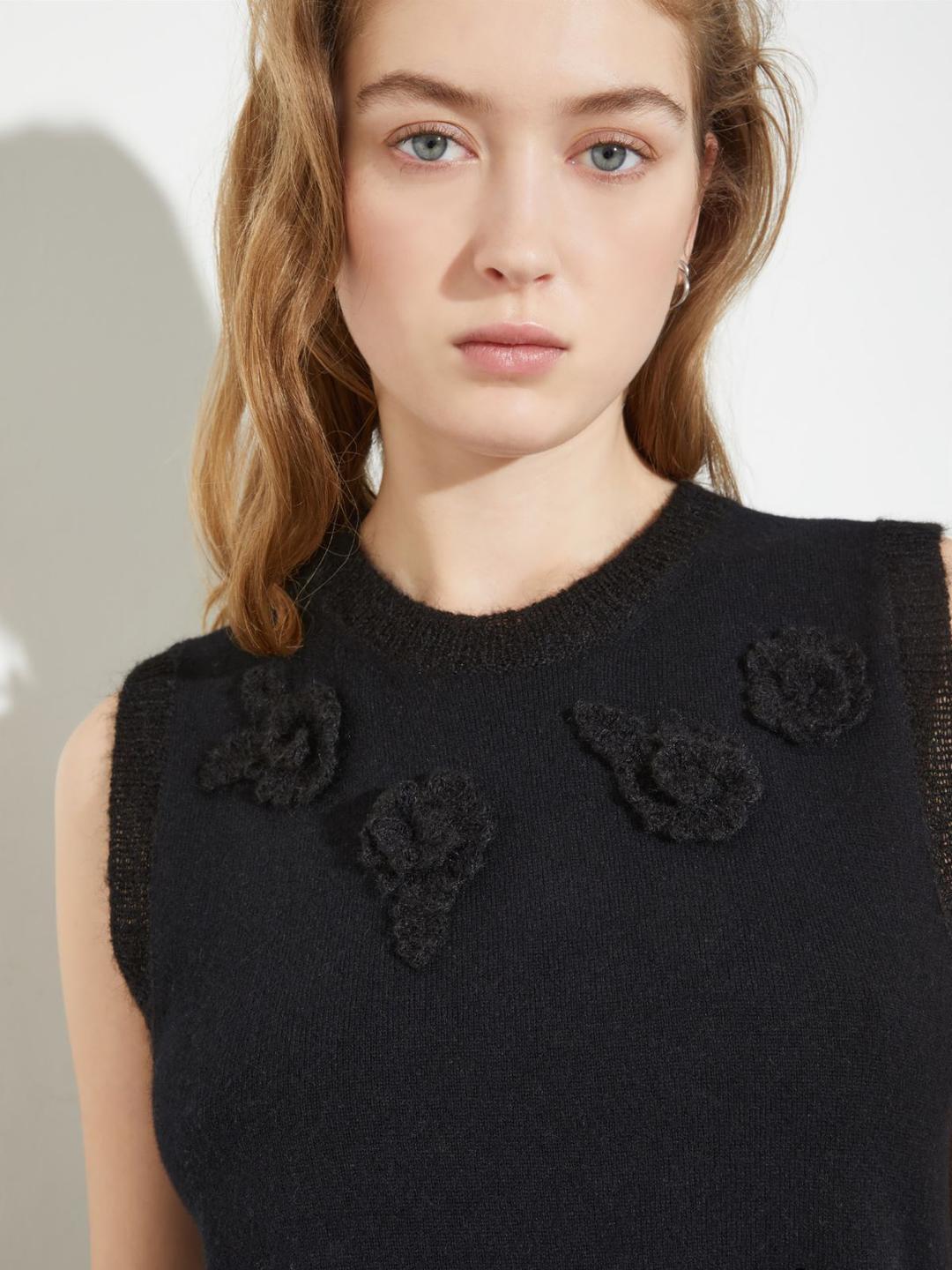 Gilet con appliqué floreali | Max&Co Gilet con appliqué floreali | Max&Co