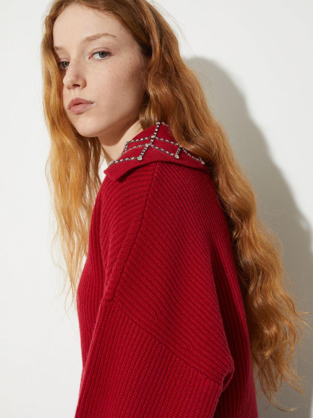 Maglia con ricami bijou | Max&Co Maglia con ricami bijou | Max&Co