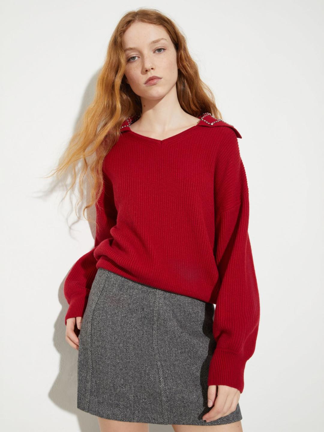 Maglia con ricami bijou | Max&Co Maglia con ricami bijou | Max&Co