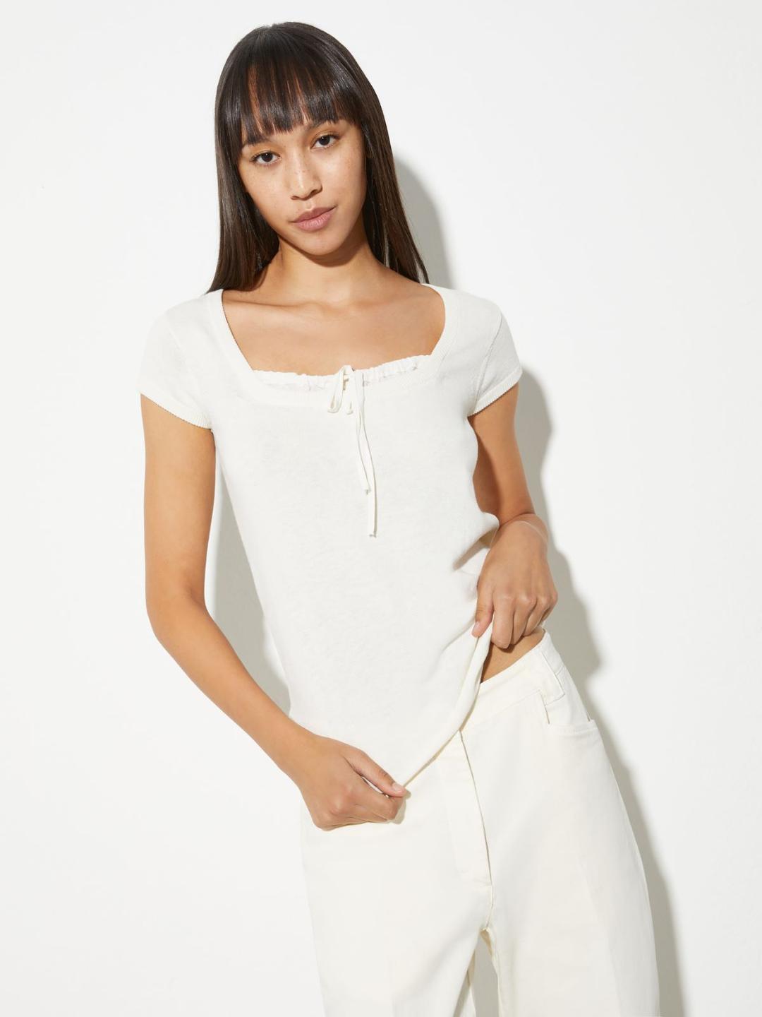 Maglia con dettaglio in seta | Max&Co Maglia con dettaglio in seta | Max&Co