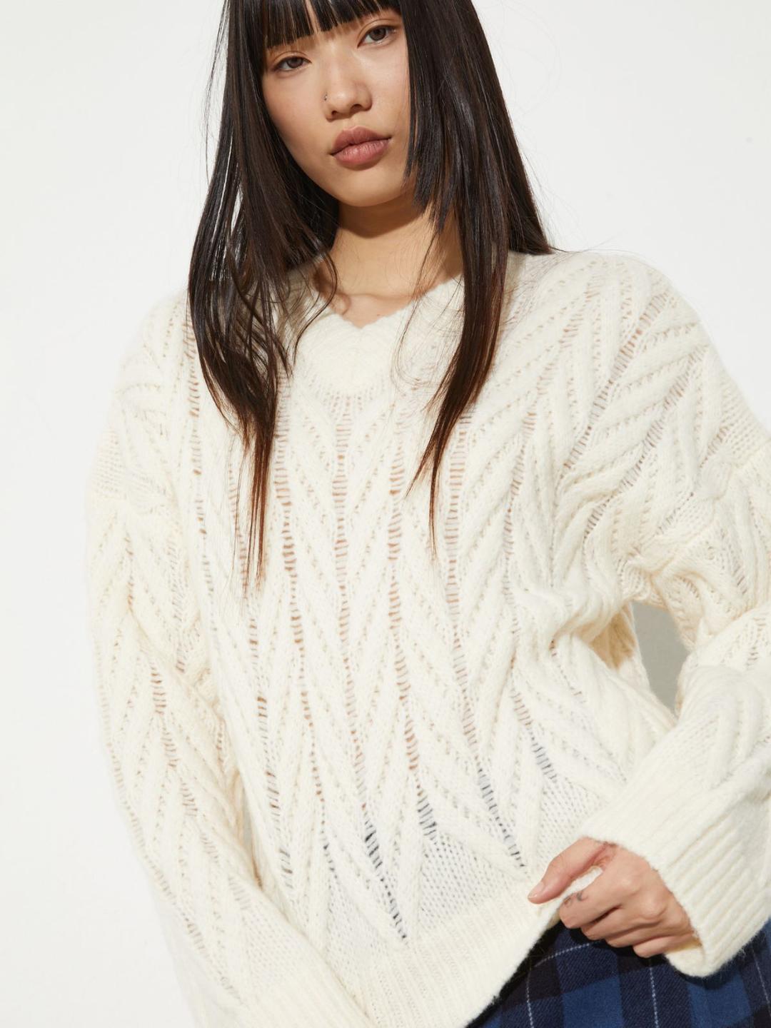 Maglia fluffy a motivi chevron | Max&Co Maglia fluffy a motivi chevron | Max&Co