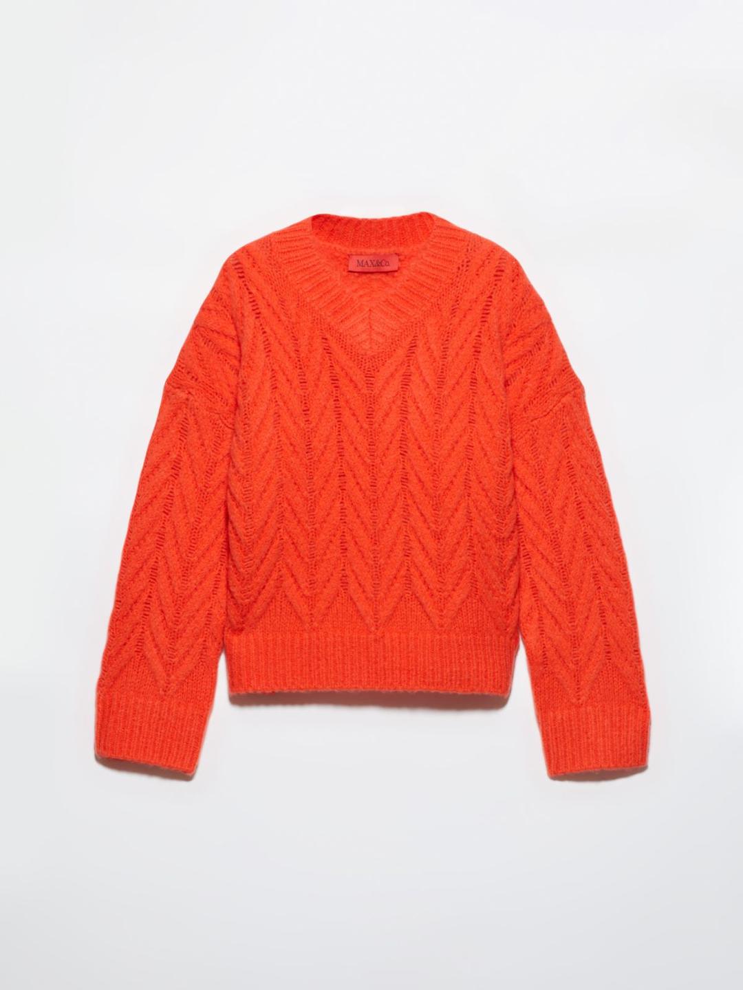 Maglia fluffy a motivi chevron | Max&Co Maglia fluffy a motivi chevron | Max&Co