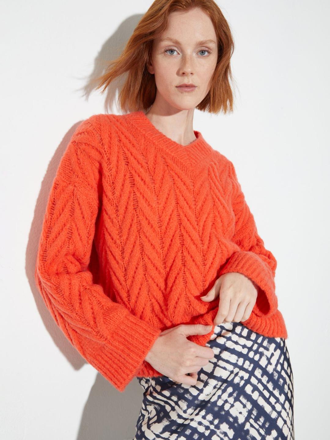 Maglia fluffy a motivi chevron | Max&Co Maglia fluffy a motivi chevron | Max&Co