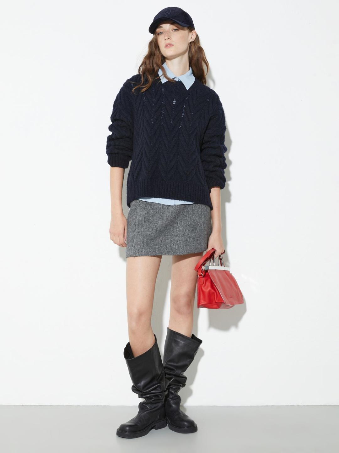 Maglia fluffy a motivi chevron | Max&Co Maglia fluffy a motivi chevron | Max&Co