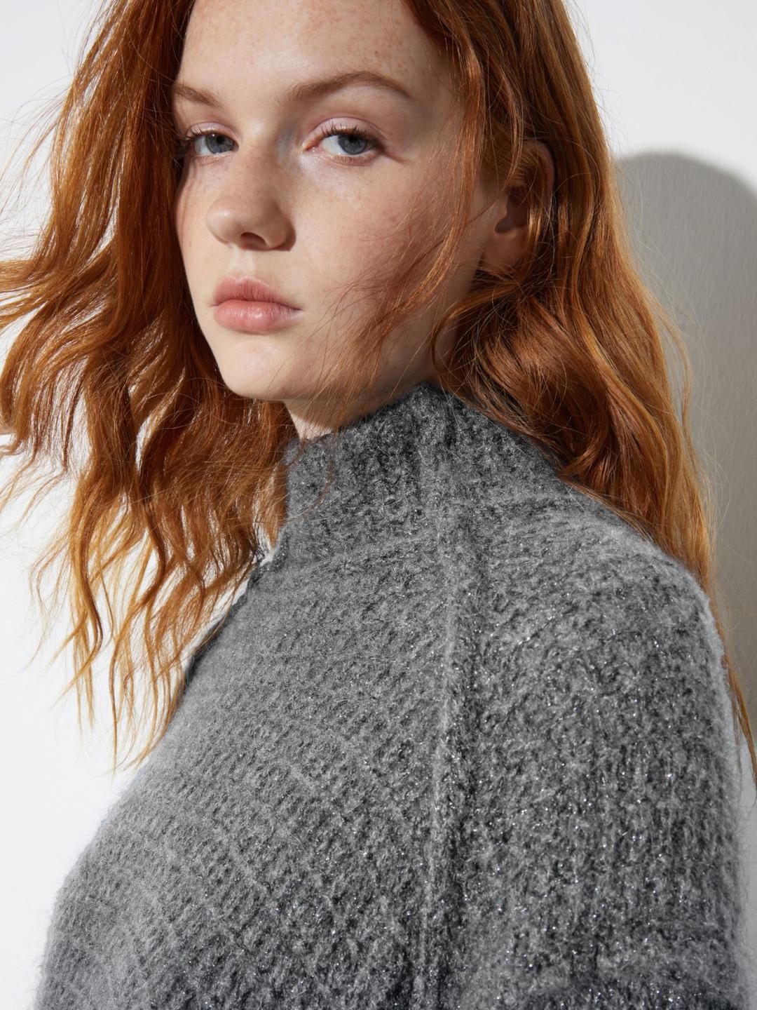 Maglia a punto waffle con lurex | Max&Co Maglia a punto waffle con lurex | Max&Co