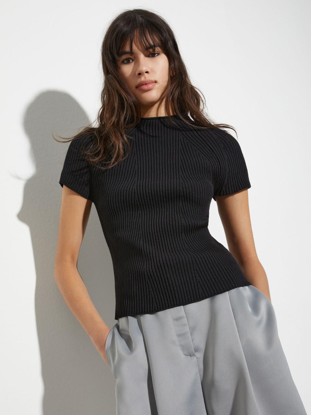 Maglia slim a coste | Max&Co Maglia slim a coste | Max&Co