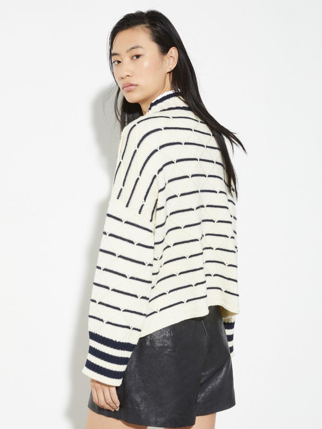 Maglia marinière a righe e rombi | Max&Co Maglia marinière a righe e rombi | Max&Co