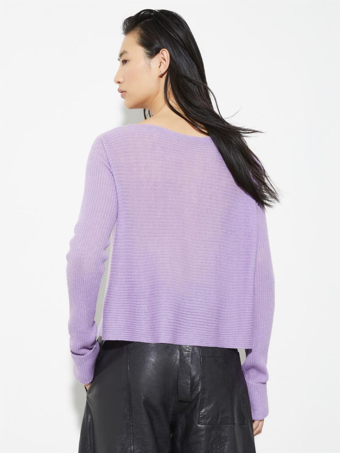 Maglia a coste in lana e alpaca | Max&Co Maglia a coste in lana e alpaca - vista alternativa - 1 | Max&Co