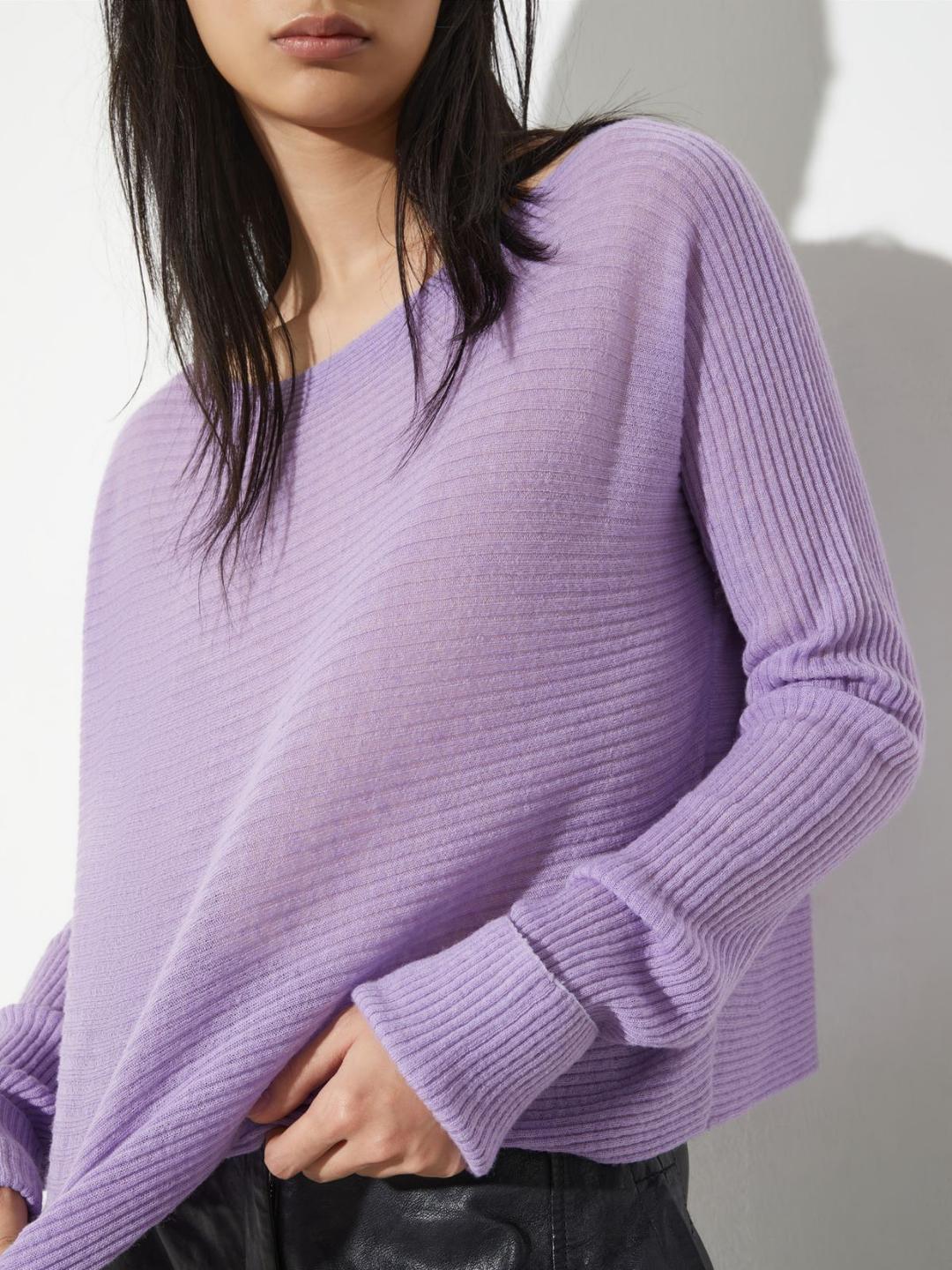 Maglia a coste in lana e alpaca | Max&Co Maglia a coste in lana e alpaca - vista alternativa - 1 | Max&Co