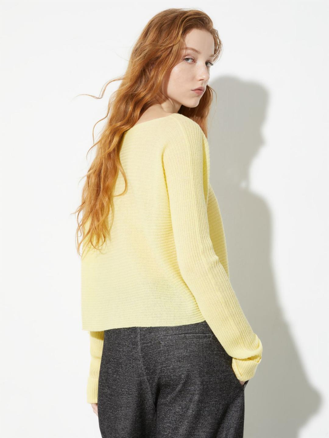 Maglia a coste in lana e alpaca | Max&Co Maglia a coste in lana e alpaca - vista alternativa - 7 | Max&Co