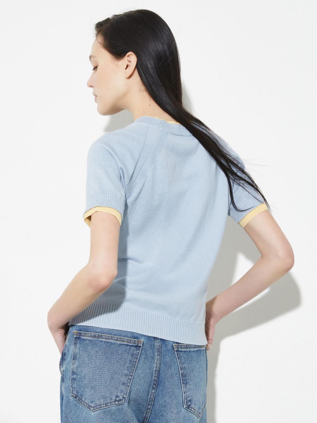 T-shirt in cotone e cashmere | Max&Co T-shirt in cotone e cashmere | Max&Co