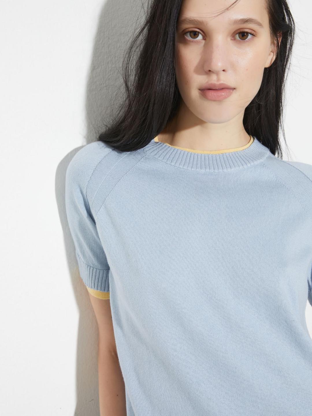 T-shirt in cotone e cashmere | Max&Co T-shirt in cotone e cashmere | Max&Co