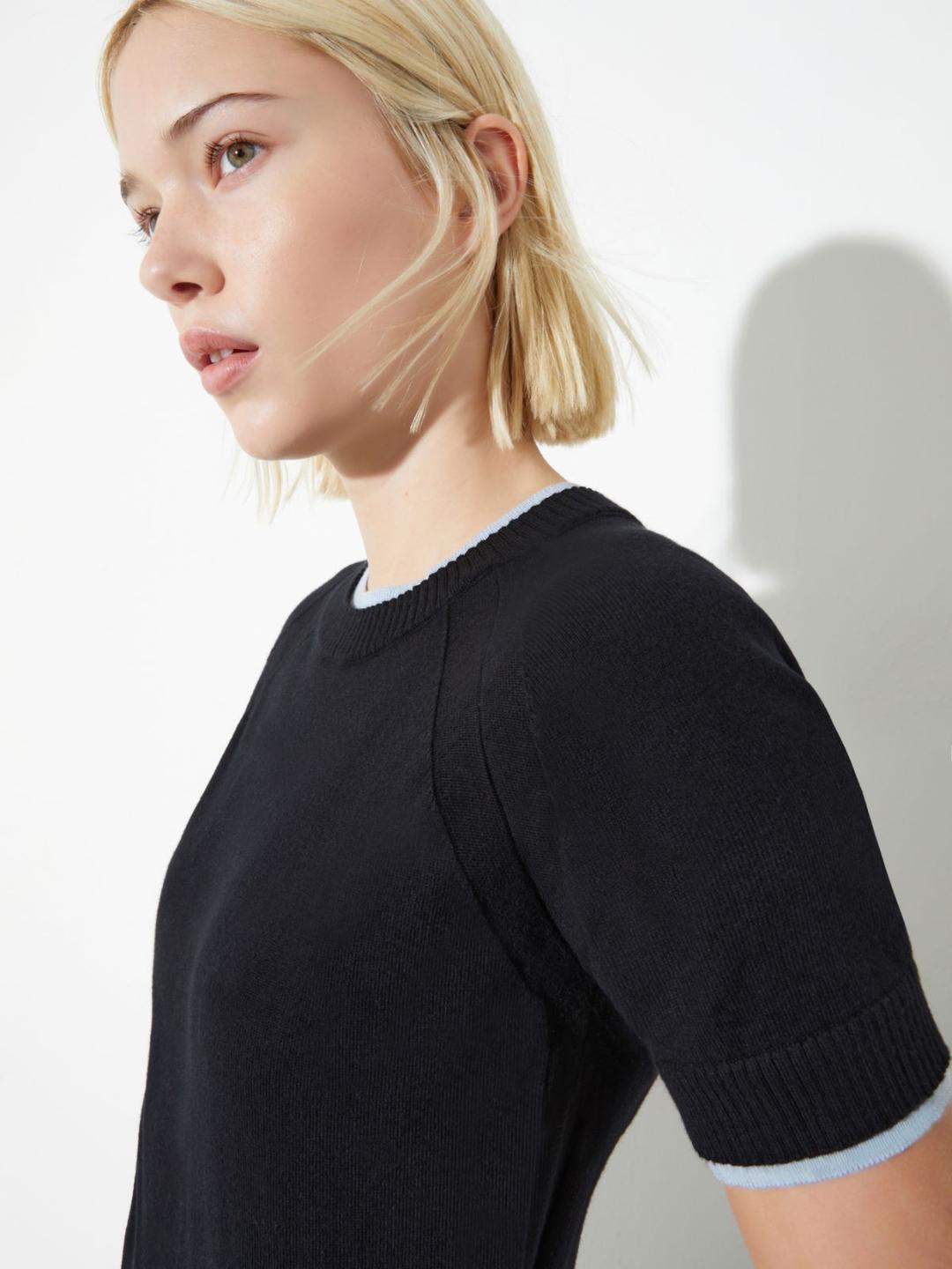 T-shirt in cotone e cashmere | Max&Co T-shirt in cotone e cashmere | Max&Co