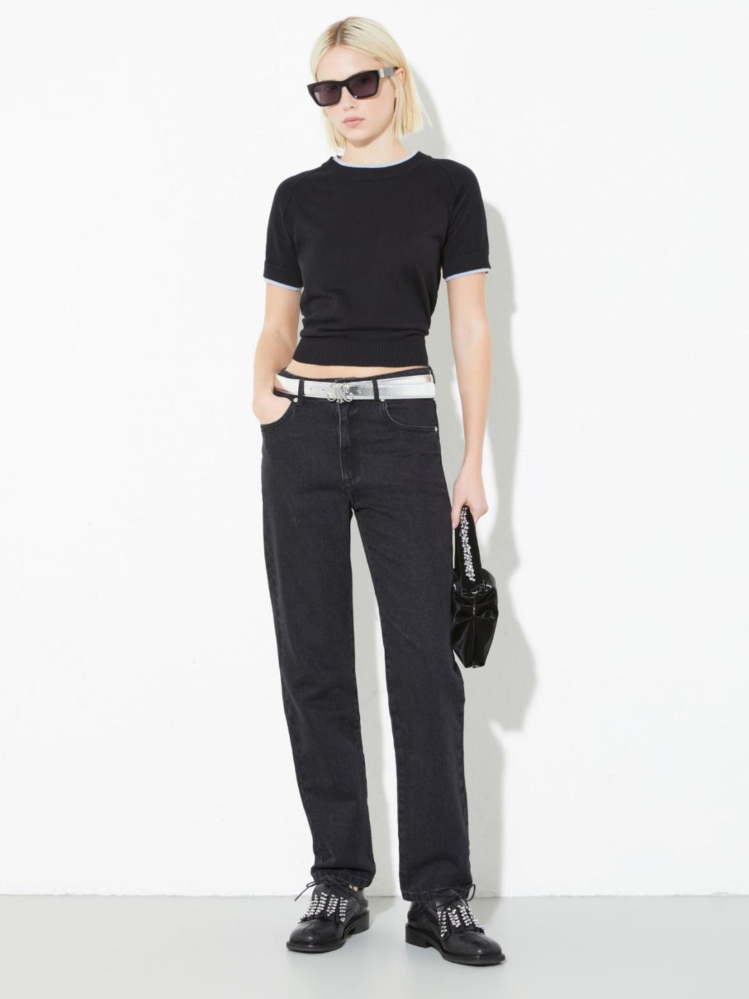 T-shirt in cotone e cashmere | Max&Co T-shirt in cotone e cashmere | Max&Co