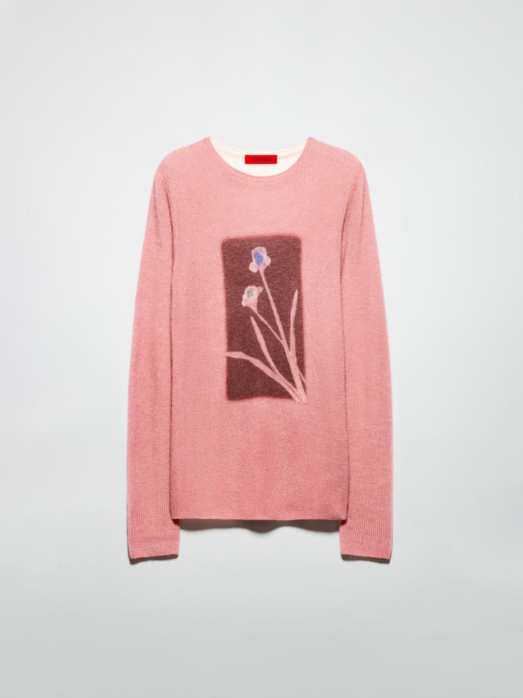 Maglia stampata in lana e alpaca | Max&Co Maglia stampata in lana e alpaca | Max&Co