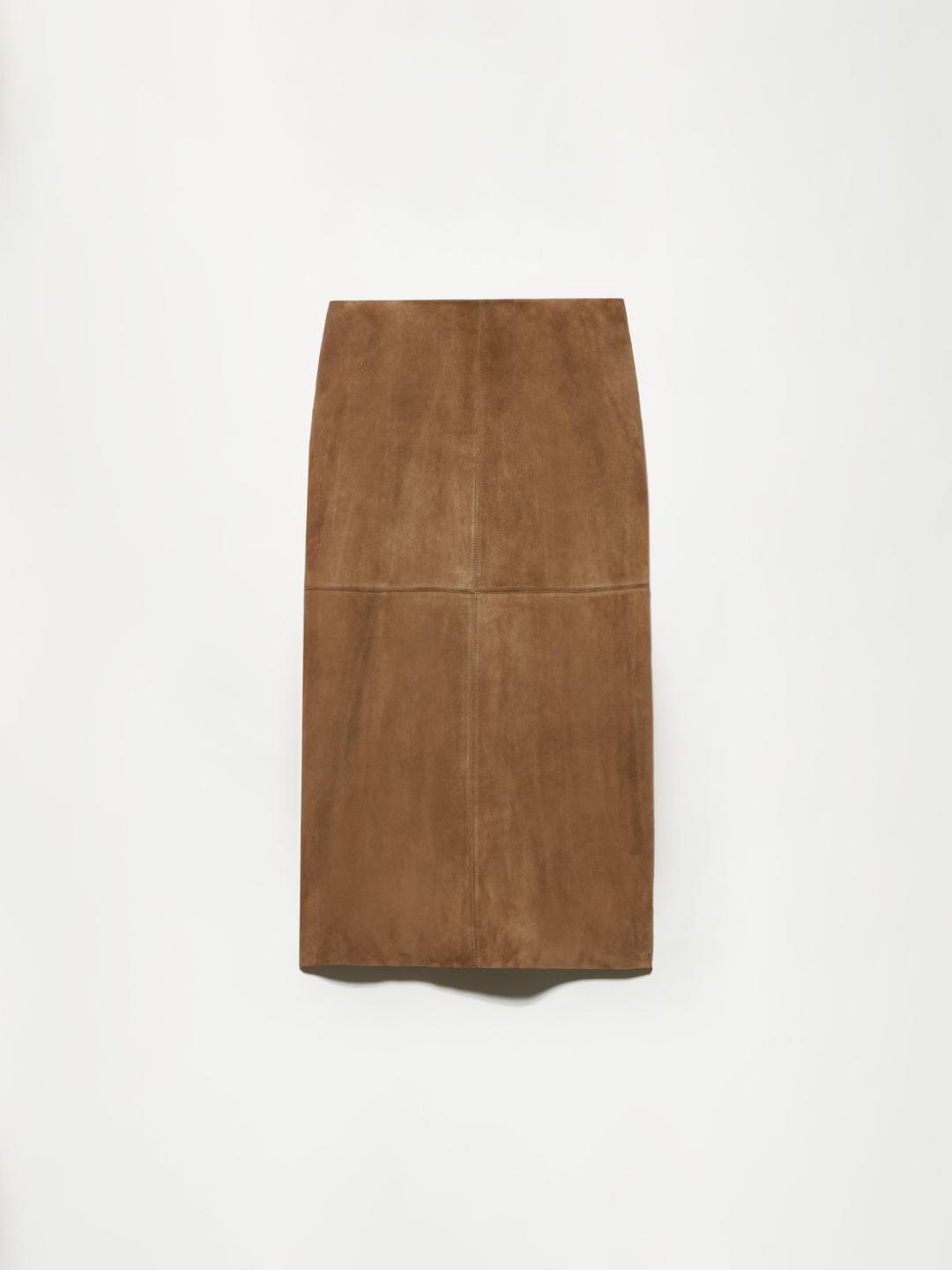 Gonna in pelle scamosciata | Max&Co Gonna in pelle scamosciata | Max&Co