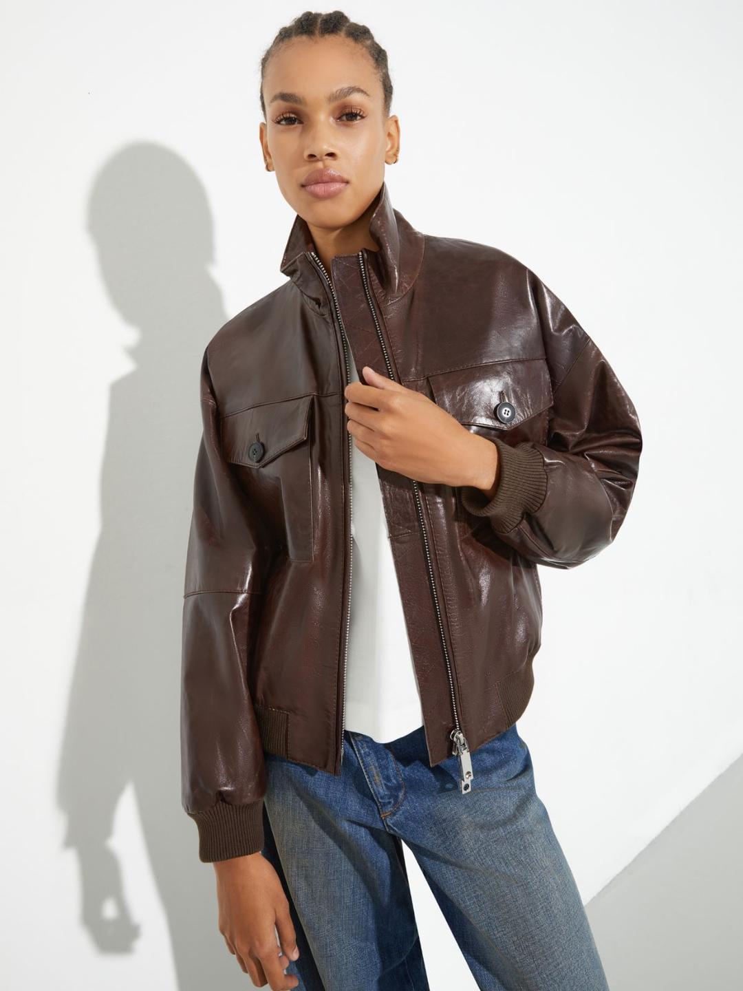 Bomber in pelle glossy | Max&Co Bomber in pelle glossy | Max&Co