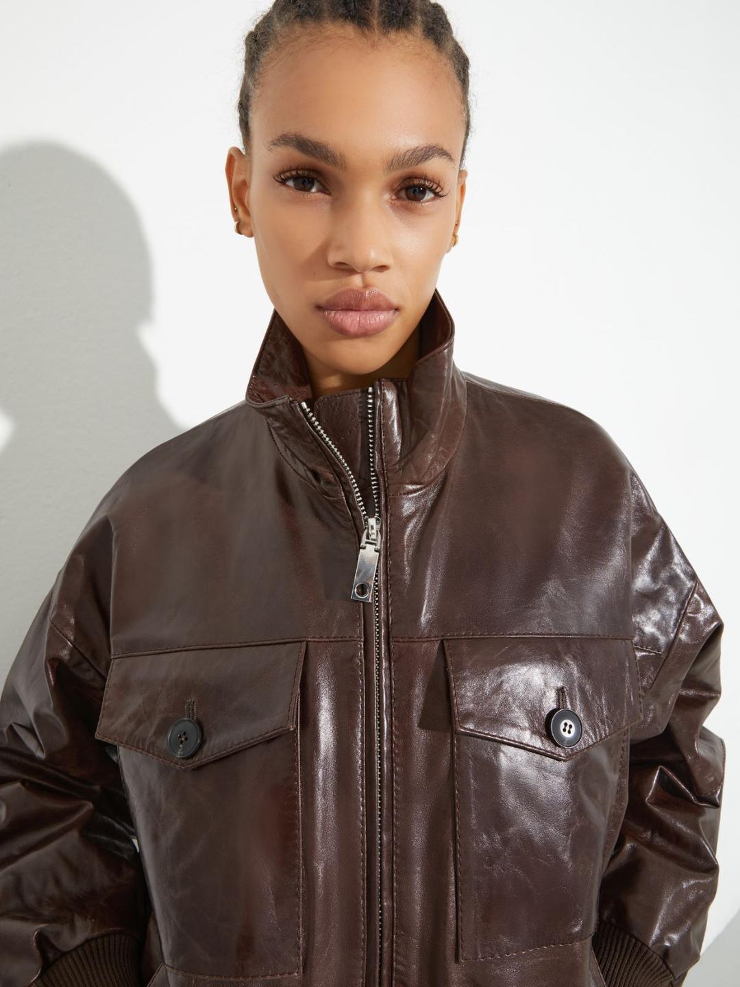 Bomber in pelle glossy | Max&Co Bomber in pelle glossy | Max&Co
