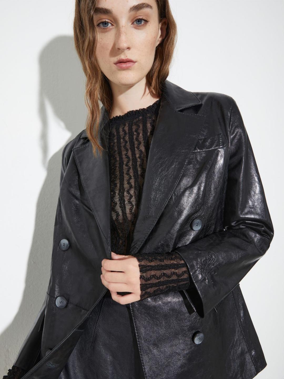 Blazer in pelle glossy | Max&Co Blazer in pelle glossy | Max&Co