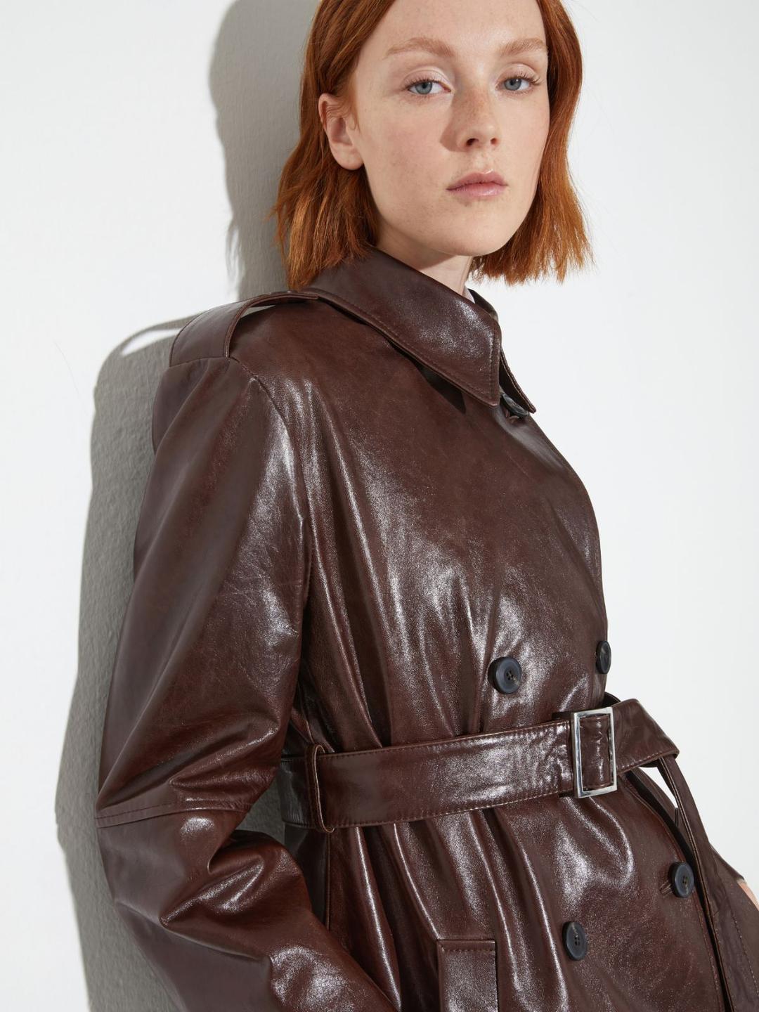 Trench in pelle glossy | Max&Co Trench in pelle glossy | Max&Co