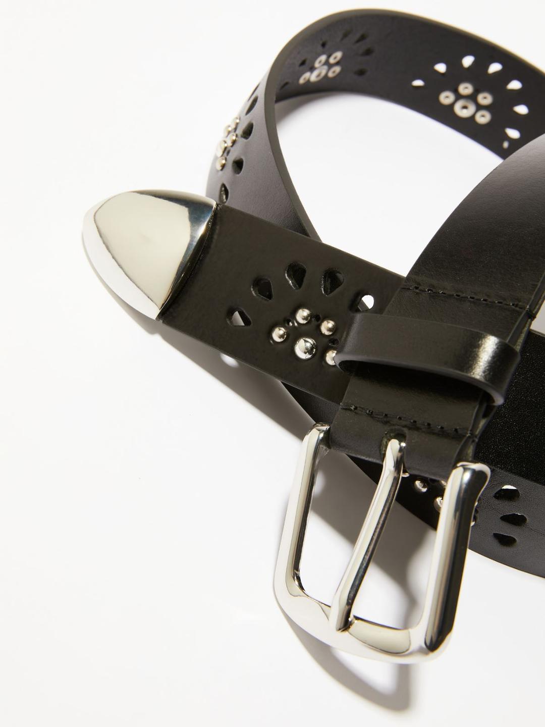 Cintura in pelle con borchie | Max&Co Cintura in pelle con borchie | Max&Co