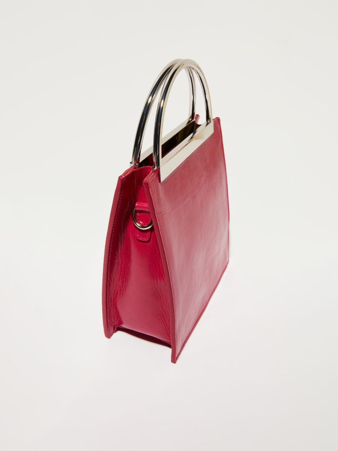 Borsa in pelle con manici in metallo | Max&Co Borsa in pelle con manici in metallo | Max&Co