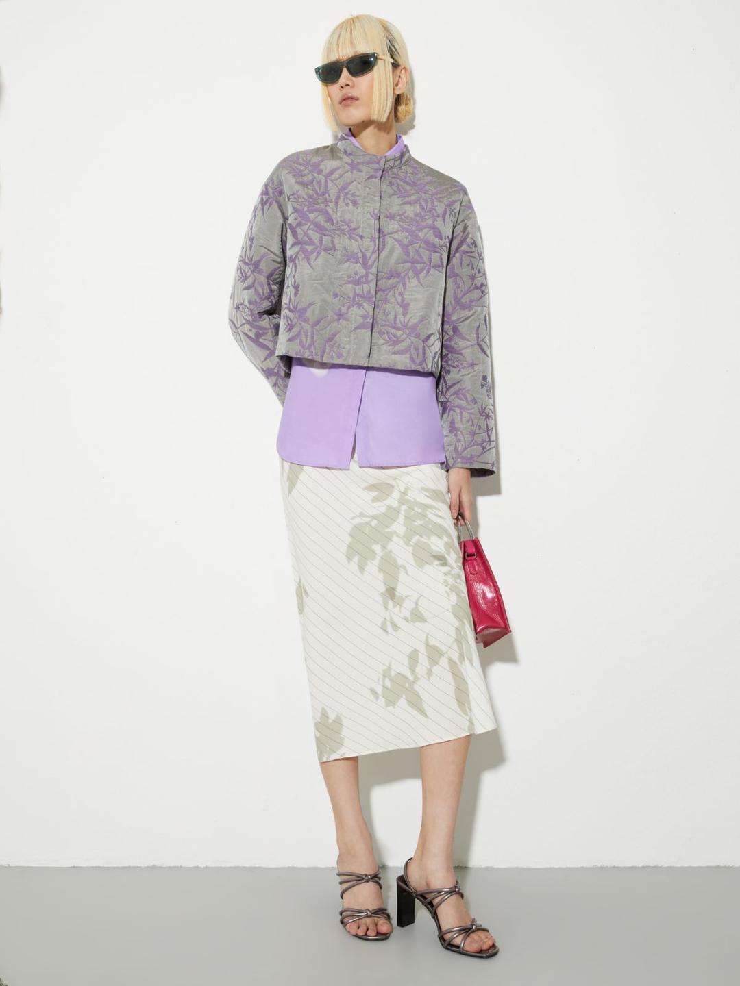 Borsa in pelle con manici in metallo | Max&Co Borsa in pelle con manici in metallo | Max&Co