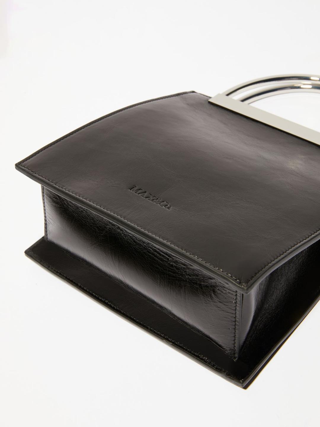 Borsa in pelle con manici in metallo | Max&Co Borsa in pelle con manici in metallo | Max&Co